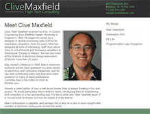 Tablet Screenshot of clivemaxfield.com